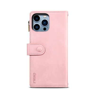 For iPhone 16 Pro Max ESEBLE Retro Frosted RFID Flip Leather Phone Case(Rose Gold) - iPhone 16 Pro Max Cases by ESEBLE | Online Shopping UK | buy2fix