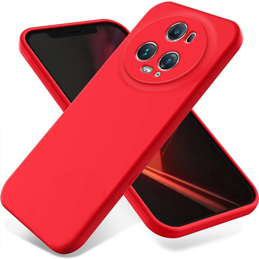 For Honor Magic5 Pro Pure Color Liquid Silicone Shockproof Phone Case(Red) - Honor Cases by buy2fix | Online Shopping UK | buy2fix