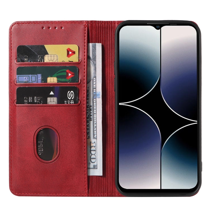 For Ulefone Note 16 Pro Magnetic Closure Leather Phone Case(Red) - Ulefone Cases by buy2fix | Online Shopping UK | buy2fix