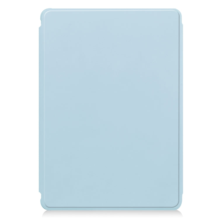 For Samsung Galaxy Tab S9 360 Rotation Transparent Smart Leather Case with Keyboard(Sky Blue) - Galaxy Tab S9 Cases by buy2fix | Online Shopping UK | buy2fix