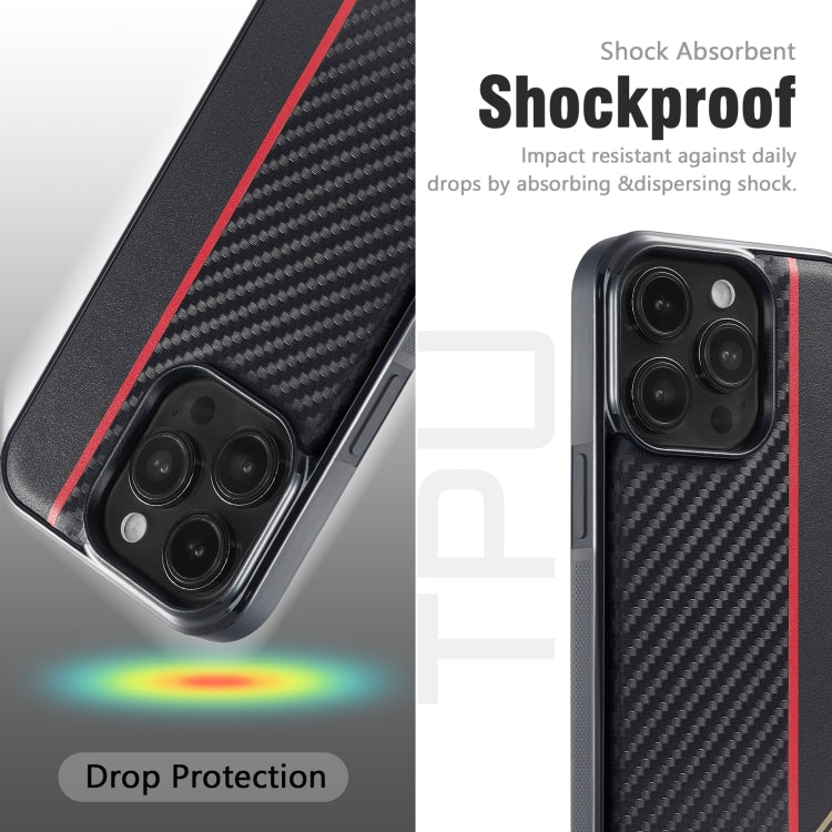 For OPPO Find N2 Flip LC.IMEEKE 3 in 1 Carbon Fiber Texture Shockproof Phone Case(Black) - Find N2 Flip Cases by LC.IMEEKE | Online Shopping UK | buy2fix
