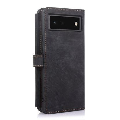 For Google Pixel 6 Dream 9-Card Wallet Zipper Bag Leather Phone Case(Black) - Google Cases by buy2fix | Online Shopping UK | buy2fix