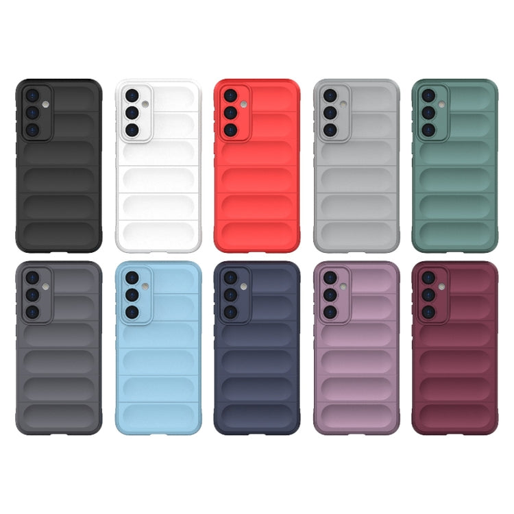 For Samsung Galaxy S23 FE 5G Magic Shield TPU + Flannel Phone Case(Black) - Galaxy S23 FE 5G Cases by buy2fix | Online Shopping UK | buy2fix