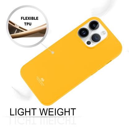 For iPhone 15 Pro Max GOOSPERY PEARL JELLY Shockproof TPU Phone Case(Yellow) - iPhone 15 Pro Max Cases by GOOSPERY | Online Shopping UK | buy2fix