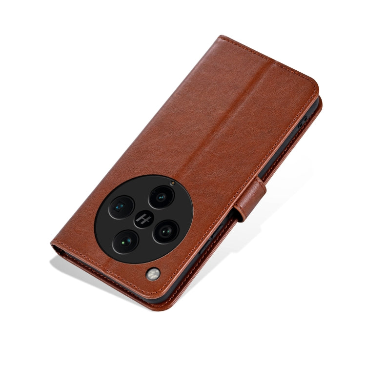 For OPPO Find X8 Pro AZNS Sheepskin Texture Flip Leather Phone Case(Brown) - Find X8 Pro Cases by AZNS | Online Shopping UK | buy2fix