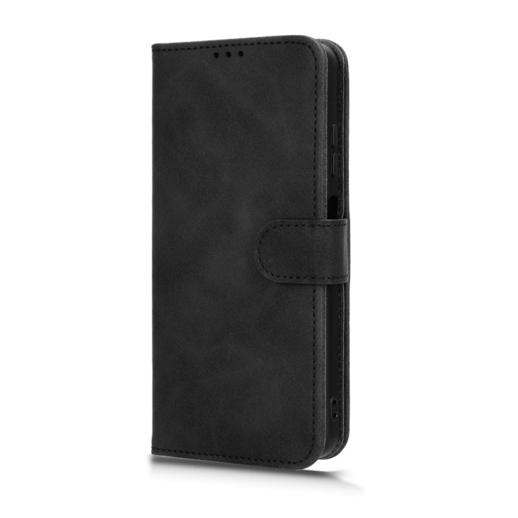 For Blackview OSCAL C70 Skin Feel Magnetic Flip Leather Phone Case(Black) - More Brand by buy2fix | Online Shopping UK | buy2fix