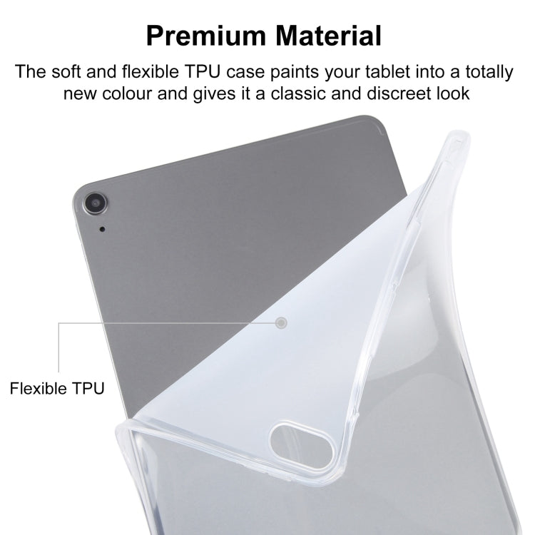 For Samsung Galaxy Tab S9 FE TPU Tablet Case(Frosted Clear) - Galaxy Tab S9 FE by buy2fix | Online Shopping UK | buy2fix