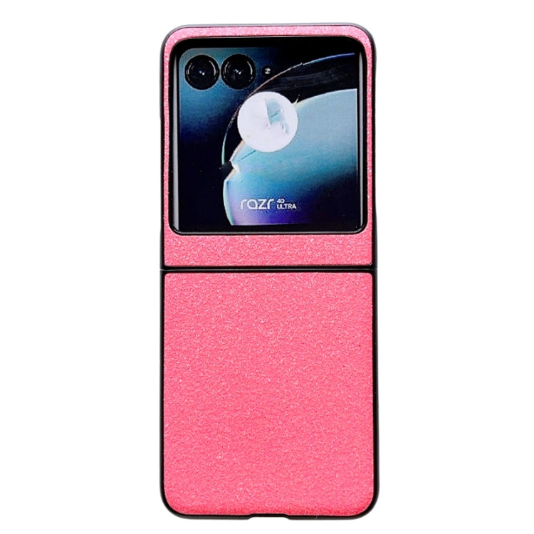 For Motorola Razr 40 Ultra Gradient Color Glitter Shockproof Protective Phone Case(Rose Red) - Motorola Cases by buy2fix | Online Shopping UK | buy2fix