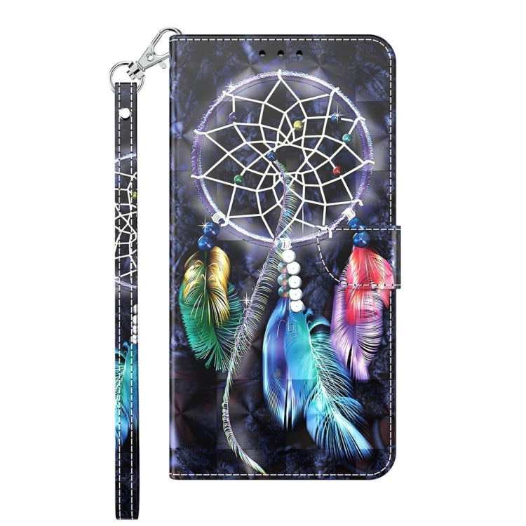 For Samsung Galaxy A55 5G 3D Painted Leather Phone Case(Colorful Dreamcatcher) - Galaxy Phone Cases by buy2fix | Online Shopping UK | buy2fix