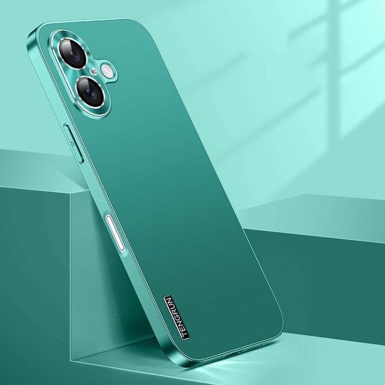 For iPhone 16 Plus Streamer Series Micro Frosted Metal Paint PC Phone Case(Alpine Green) - iPhone 16 Plus Cases by buy2fix | Online Shopping UK | buy2fix