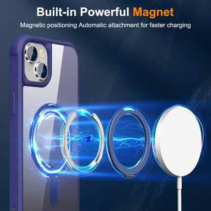 For iPhone 15 MagSafe Magnetic Rotating Holder Phone Case(Klein Blue) - iPhone 15 Cases by buy2fix | Online Shopping UK | buy2fix