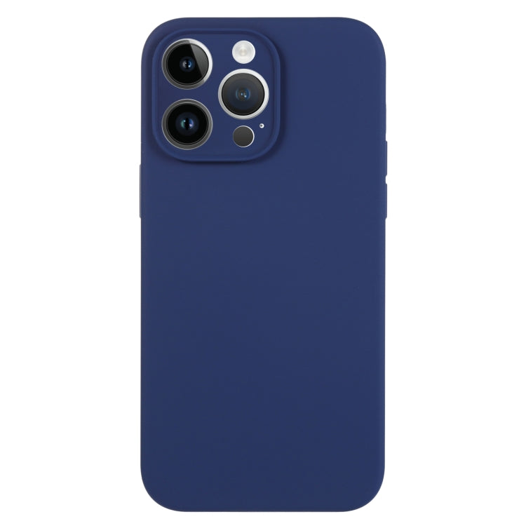 For iPhone 13 Pro Pure Color Liquid Silicone Fine Pore Phone Case(Royal Blue) - iPhone 13 Pro Cases by buy2fix | Online Shopping UK | buy2fix