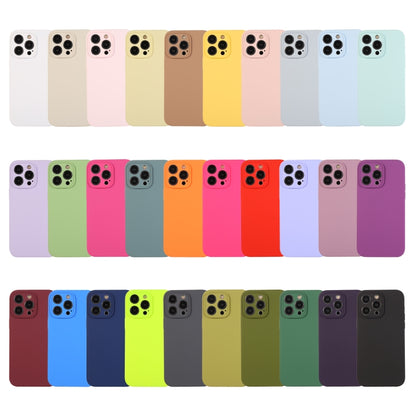 For iPhone 16 Plus Pure Color Liquid Silicone Fine Pore Phone Case(Black) - iPhone 16 Plus Cases by buy2fix | Online Shopping UK | buy2fix