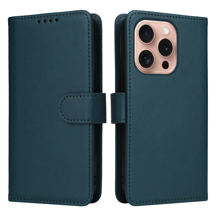 For iPhone 16 Pro Max BETOPNICE BN-005 2 in 1 Detachable Imitate Genuine Leather Phone Case(Blue) - iPhone 16 Pro Max Cases by BETOPNICE | Online Shopping UK | buy2fix