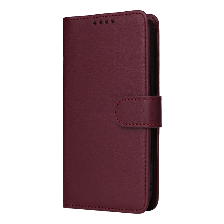 For Samsung Galaxy S24 Ultra 5G BETOPNICE BN-005 2 in 1 Detachable Imitate Genuine Leather Phone Case(Wine Red) - Galaxy S24 Ultra 5G Cases by BETOPNICE | Online Shopping UK | buy2fix