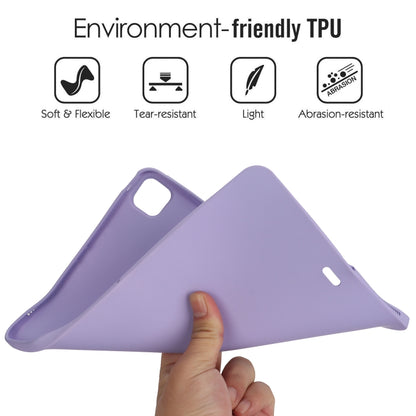 For iPad Pro 13 2024 Oil Spray Skin-friendly TPU Tablet Case(Purple) - iPad Pro 13 2024 Cases by buy2fix | Online Shopping UK | buy2fix