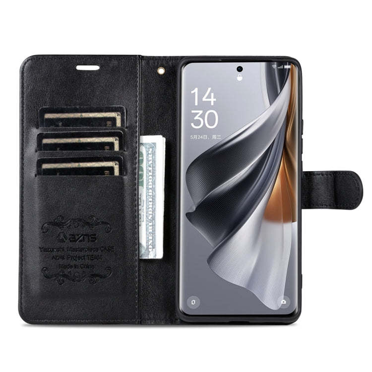 For Xiaomi Redmi K70 / K70 Pro AZNS Sheepskin Texture Flip Leather Phone Case(Black) - K70 Pro Cases by AZNS | Online Shopping UK | buy2fix