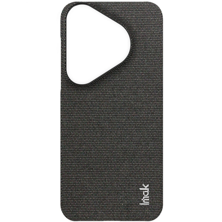 For Huawei Pura 70 imak Ruiyi Series Cloth Texture PU + PC Phone Case(Black) - Huawei Cases by imak | Online Shopping UK | buy2fix