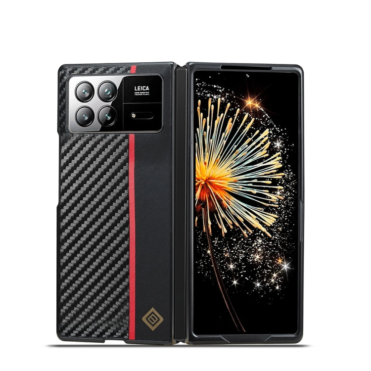 For Xiaomi Mix Fold 3 LC.IMEEKE 3 in 1 Carbon Fiber Texture Shockproof Phone Case(Black) - Xiaomi Cases by LC.IMEEKE | Online Shopping UK | buy2fix