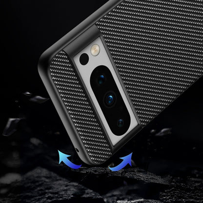 For Google Pixel 9 Pro Ultra-thin Carbon Fiber Texture Printing Phone Case(Black) - Google Cases by buy2fix | Online Shopping UK | buy2fix