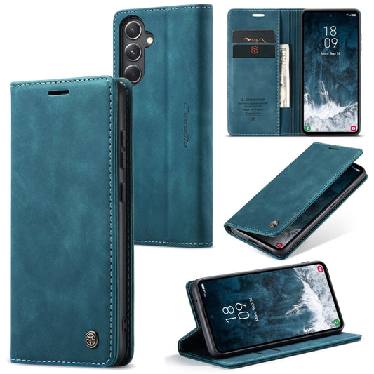 For Samsung Galaxy S23 FE 5G CaseMe 013 Multifunctional Horizontal Flip Leather Phone Case(Blue) - Galaxy S23 FE 5G Cases by CaseMe | Online Shopping UK | buy2fix