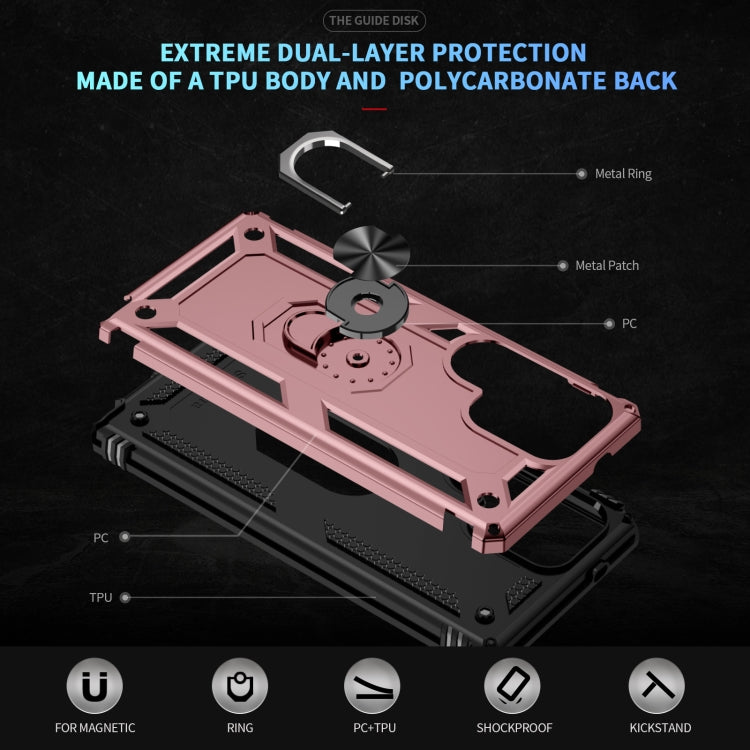 For Samsung Galaxy S25 Ultra 5G Shockproof TPU + PC Phone Case(Rose Gold) - Galaxy S25 Ultra 5G Cases by buy2fix | Online Shopping UK | buy2fix