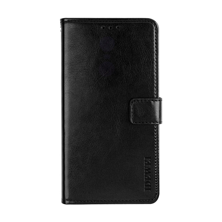 For DOOGEE X95 idewei Crazy Horse Texture Horizontal Flip Leather Case with Holder & Card Slots & Wallet(Black) - More Brand by idewei | Online Shopping UK | buy2fix