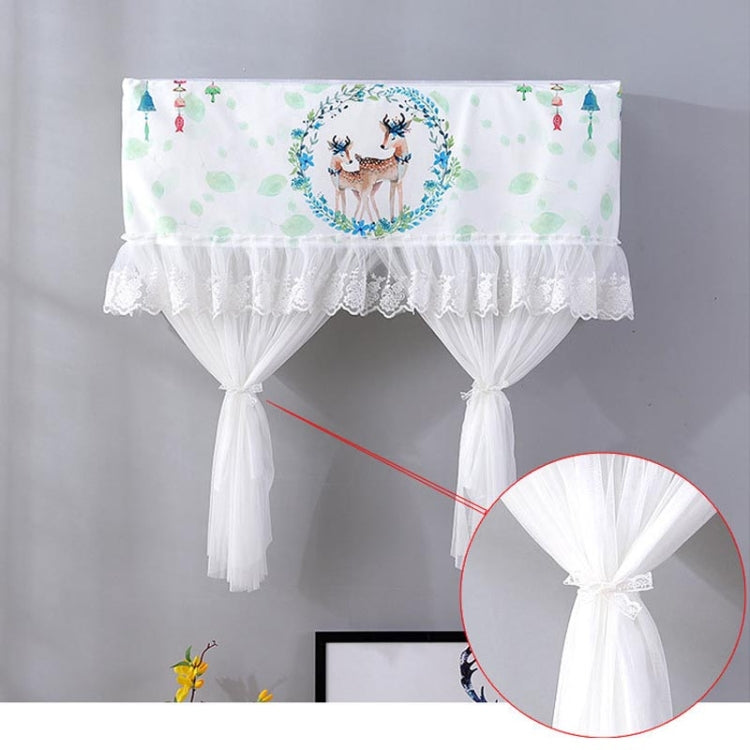 Do Not Take Dust-proof And Anti Direct Blowing Simple Wind Hanging Machine Air Conditioner Moon Cover, Size:Width 80 × Thickness 20 × Height 90cm(Cartoon Deer) - Dust Covers by buy2fix | Online Shopping UK | buy2fix