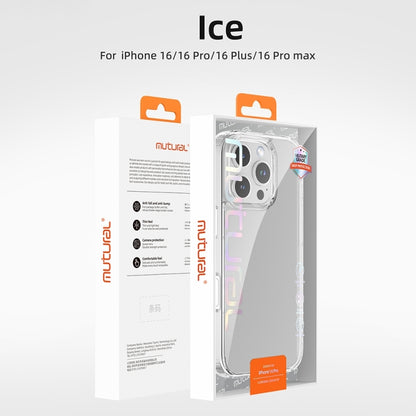 For iPhone 16 Pro Max Mutural Ice Series TPU Phone Case(Transparent) - iPhone 16 Pro Max Cases by Mutural | Online Shopping UK | buy2fix