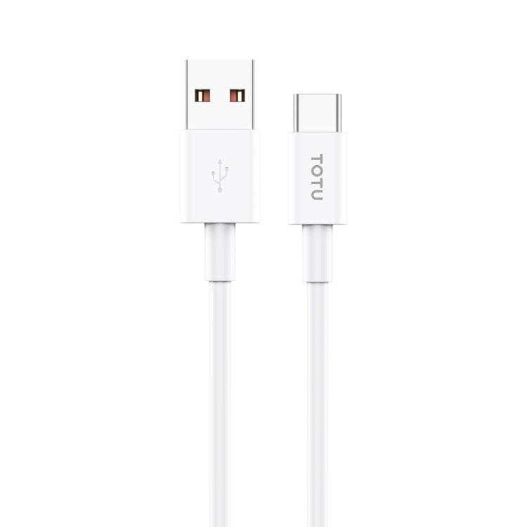 TOTU CB-9-T 25W USB to USB-C / Type-C TPE Data Cable, Length: 1m(White) - USB-C & Type-C Cable by TOTUDESIGN | Online Shopping UK | buy2fix