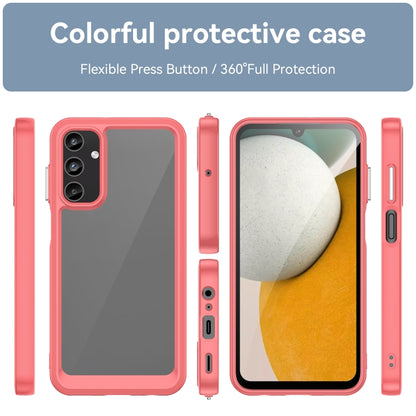 For Samsung Galaxy A05s Colorful Series Acrylic Hybrid TPU Phone Case(Red) - Galaxy Phone Cases by buy2fix | Online Shopping UK | buy2fix