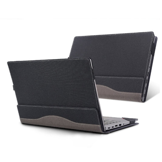 For Lenovo ThinkPad E15 Gen 3 Laptop Leather Anti-Fall Protective Case(Black) - 15.6 - 17 inch by buy2fix | Online Shopping UK | buy2fix