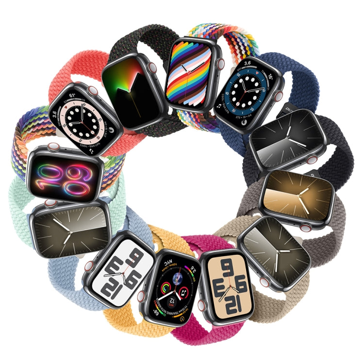 For Apple Watch Series 9 41mm DUX DUCIS Mixture Pro Series Magnetic Buckle Nylon Braid Watch Band(New Rainbow) - Watch Bands by DUX DUCIS | Online Shopping UK | buy2fix