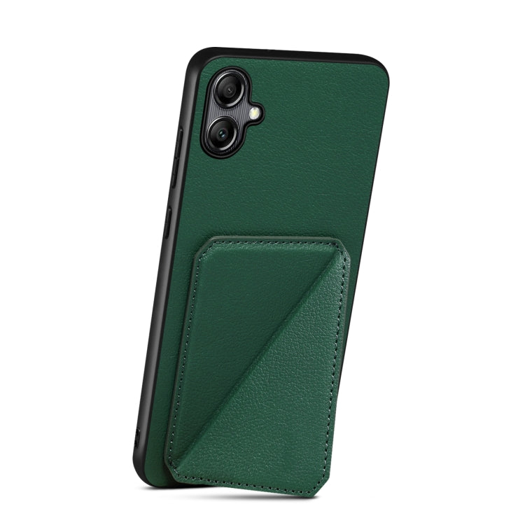 For Samsung Galaxy A52 5G / 4G / A52s Denior Imitation Calf Leather Back Phone Case with Holder(Green) - Galaxy Phone Cases by Denior | Online Shopping UK | buy2fix