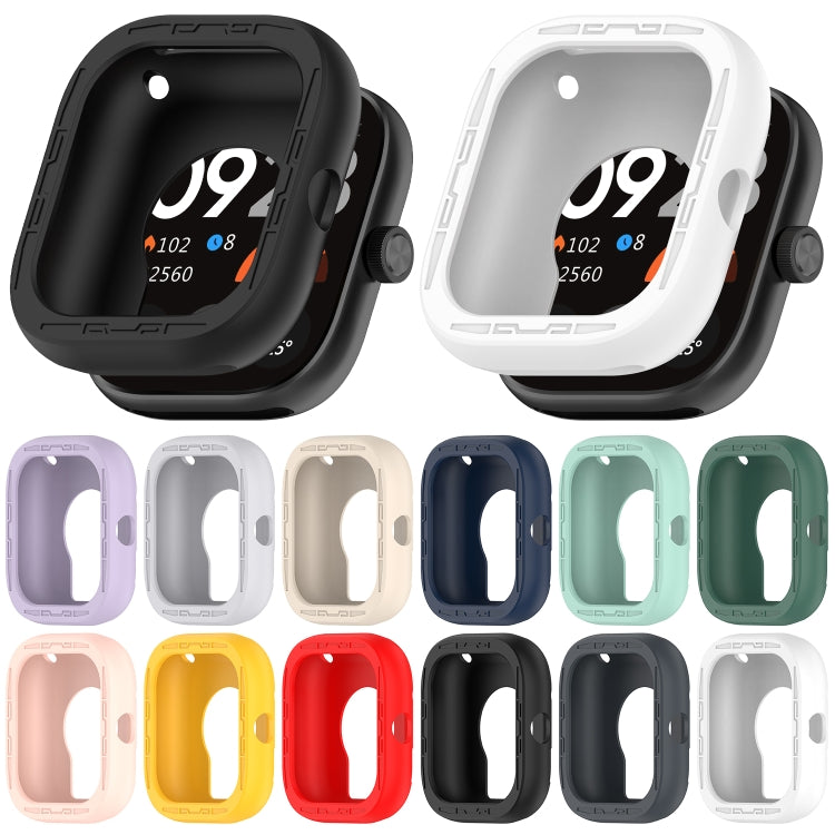 For Redmi Watch 4 Silicone Smart Watch Protective Case(Teal) - Watch Cases by buy2fix | Online Shopping UK | buy2fix