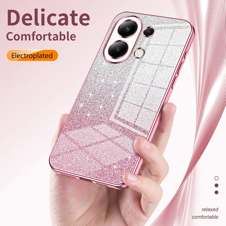 For Xiaomi Redmi K30S / Mi 10T Pro 5G Gradient Glitter Powder Electroplated Phone Case(Gold) - Xiaomi Cases by buy2fix | Online Shopping UK | buy2fix