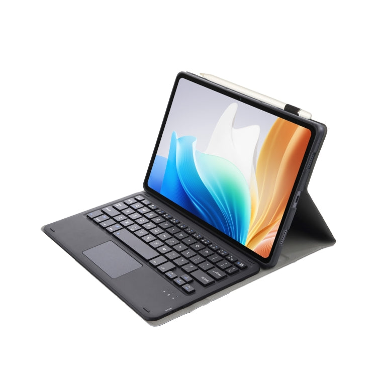 For OPPO Pad Air2 11.4 inch OP14-A TPU Ultra-thin Detachable Bluetooth Keyboard Leather Case with Touchpad(Black) - Others Keyboard by buy2fix | Online Shopping UK | buy2fix