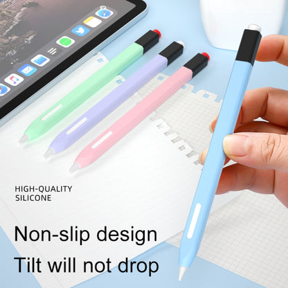 For Apple Pencil 2 Retro Pencil Style Stylus Pen Protective Case(Matcha Green) - Pencil Accessories by buy2fix | Online Shopping UK | buy2fix