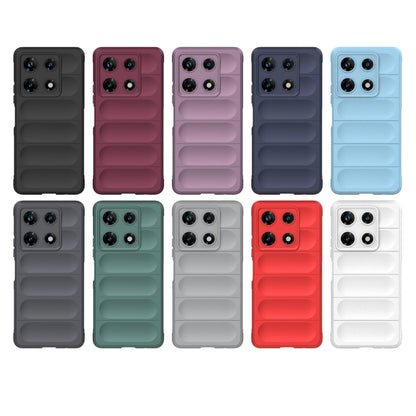 For Infinix Note 30 Pro X6788 Magic Shield TPU + Flannel Phone Case(Dark Grey) - Infinix Cases by buy2fix | Online Shopping UK | buy2fix