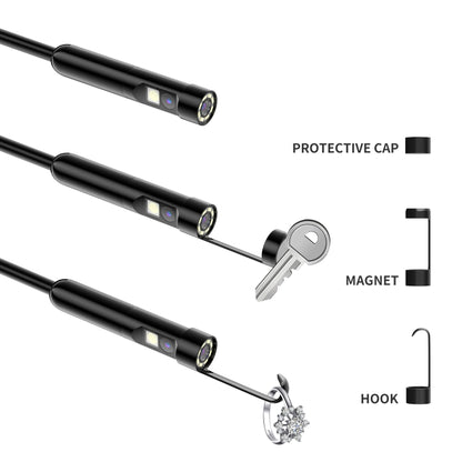 AN112 8mm Double Lenses HD Industry Endoscope Support Mobile Phone Direct Connection, Length:2m Hard Tube -  by buy2fix | Online Shopping UK | buy2fix