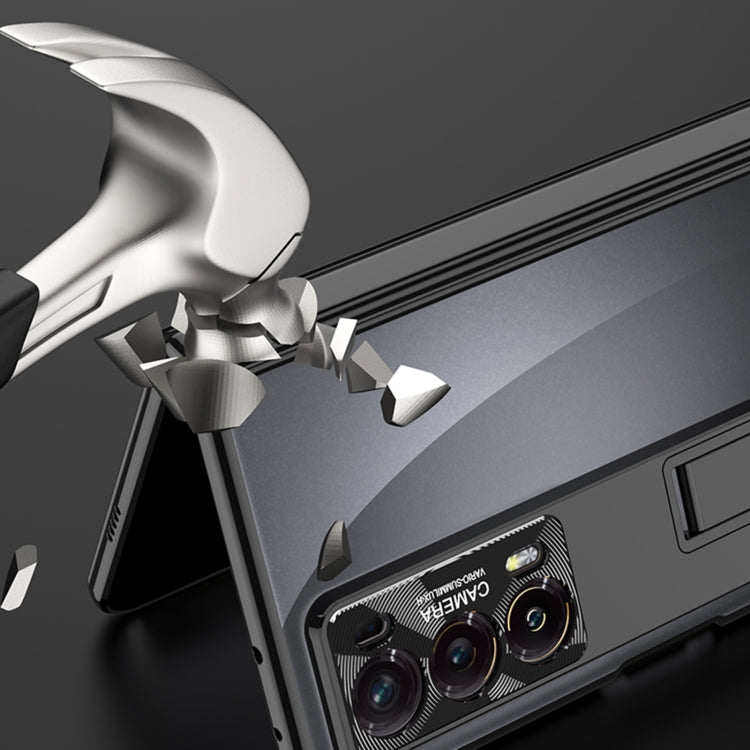 For Honor Magic V2 GKK Integrated Magnetic Folding Phantom Privacy Phone Case(Gold) - Honor Cases by GKK | Online Shopping UK | buy2fix