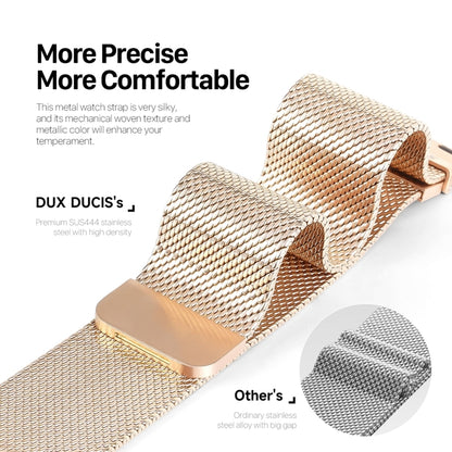 For Apple Watch Ultra 49mm DUX DUCIS Milanese Pro Series Stainless Steel Watch Band(Gold) - Watch Bands by DUX DUCIS | Online Shopping UK | buy2fix