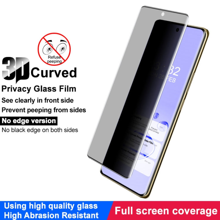 For Realme 12 Pro 5G/12 Pro+ 5G imak 3D Curved Privacy Full Screen Tempered Glass Film - Realme Tempered Glass by imak | Online Shopping UK | buy2fix
