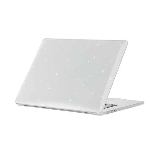 For MacBook Air 15.3 2024  A2941 (M2)/A3114 (M3) Gypsophila Laptop Protective Case(White) - MacBook Air Cases by buy2fix | Online Shopping UK | buy2fix