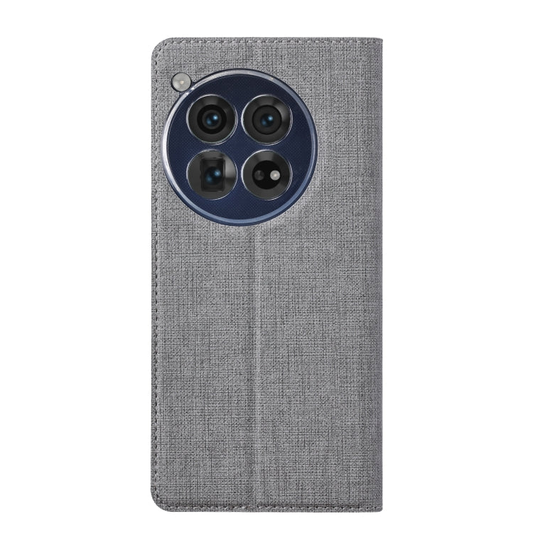 For OnePlus 12 ViLi DMX Series Shockproof TPU + PU Leather Magnetic Attraction Horizontal Flip Case(Grey) - OnePlus Cases by ViLi | Online Shopping UK | buy2fix