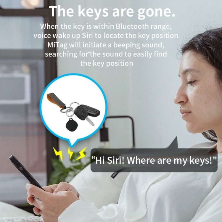Global Positioning Pet Key Anti-Lost Device Smart Bluetooth GPS Locator(White) - Personal Tracker by buy2fix | Online Shopping UK | buy2fix