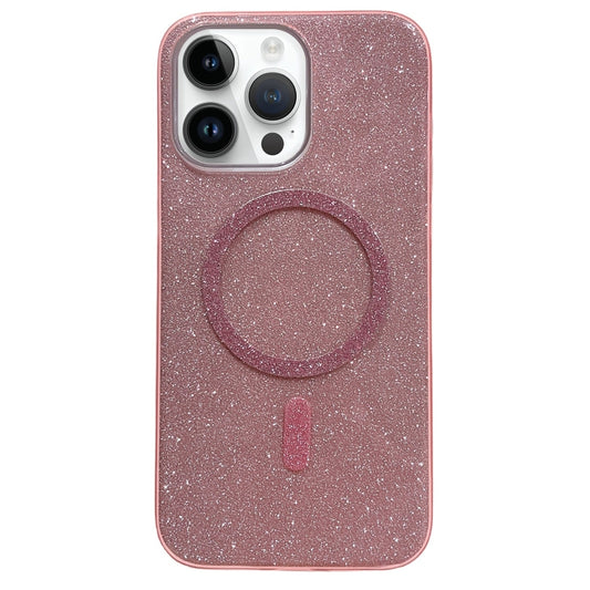 For iPhone 11 Pro Max Glitter MagSafe Magnetic TPU Phone Case(Pink) - iPhone 11 Pro Max Cases by buy2fix | Online Shopping UK | buy2fix