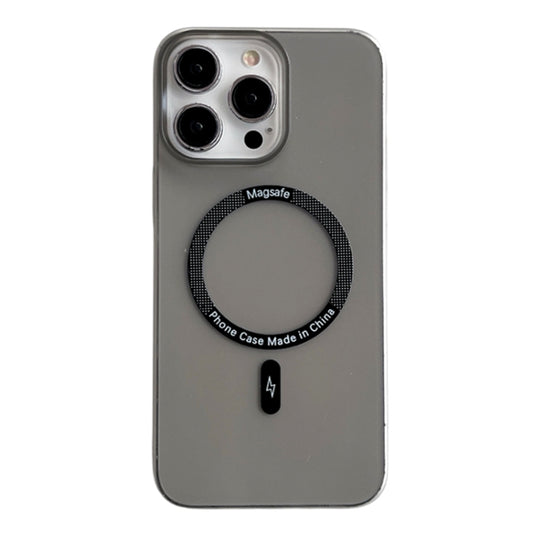 For iPhone 12 Pro Ice Series MagSafe PC Full Coverage Shockproof Phone Case(Black) - iPhone 12 / 12 Pro Cases by buy2fix | Online Shopping UK | buy2fix