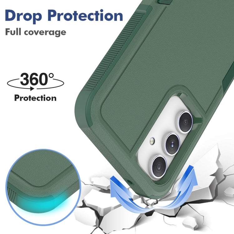 For Samsung Galaxy S23 FE 5G 2 in 1 PC + TPU Phone Case(Dark Green) - Galaxy S23 FE 5G Cases by buy2fix | Online Shopping UK | buy2fix
