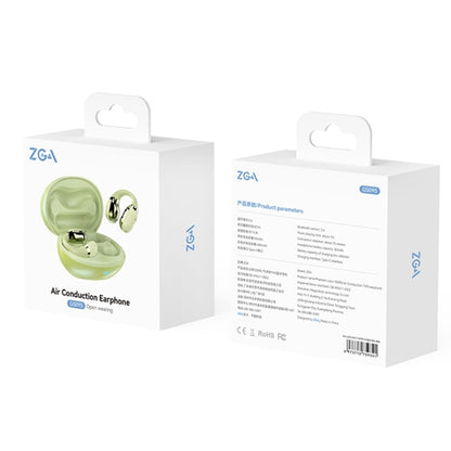 ZGA Symphony GS09S Air Conduction TWS Bluetooth Earphone(Green) - TWS Earphone by ZGA | Online Shopping UK | buy2fix